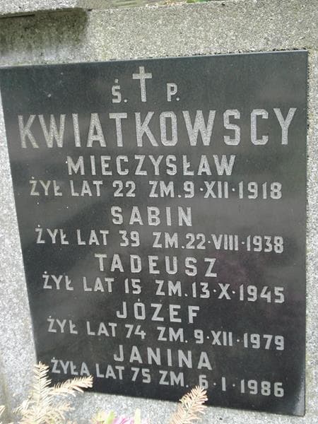 Zdjęcie grobu Mieczysław Kwiatkowski (2)