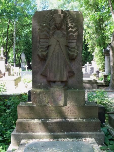 Zdjęcie grobu Ludwika Myszkiewiczowa (2)