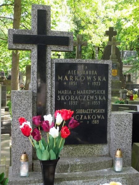 Zdjęcie grobu Aleksandra Markowska (2)