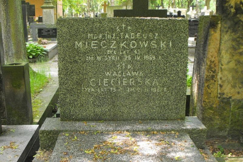 Zdjęcie grobu Wacława Ciecierska (2)