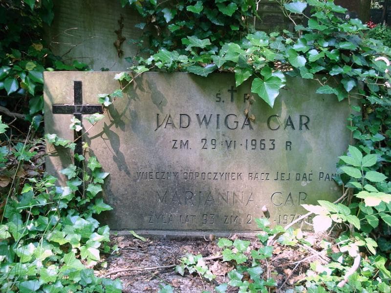 Zdjęcie grobu Jadwiga Car (1)