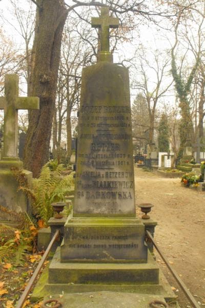 Zdjęcie grobu Amelcia Białkiewicz (2)