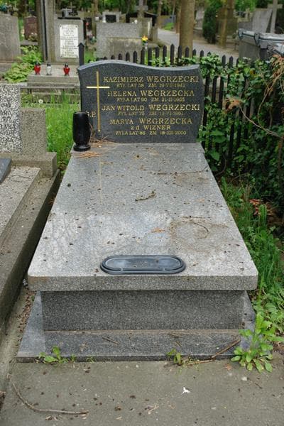 Zdjęcie grobu: Jan Witold Węgrzecki