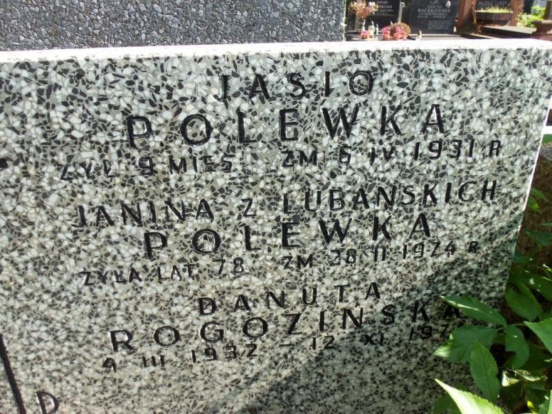 Zdjęcie grobu Janina Polewka (2)