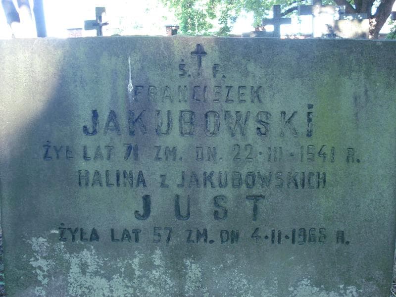 Zdjęcie grobu Franciszek Jakubowski (2)