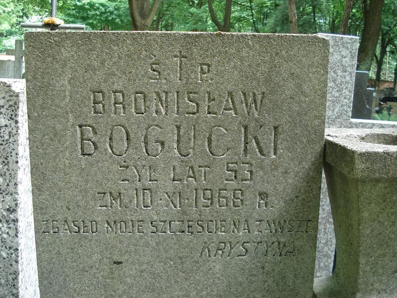 Zdjęcie grobu Bronisław Bogucki (2)