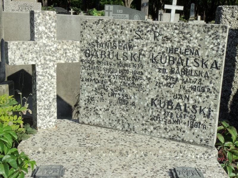 Zdjęcie grobu Stanisław Babulski (2)