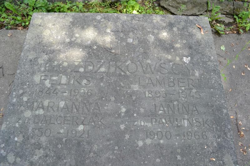 Zdjęcie grobu Lambert Goździkowski (2)
