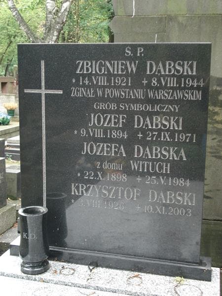 Zdjęcie grobu Zbigniew Dąbski (2)