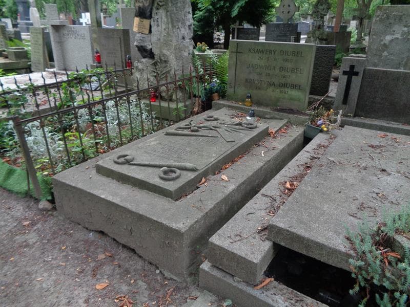 Zdjęcie grobu: Ksawery Diubel