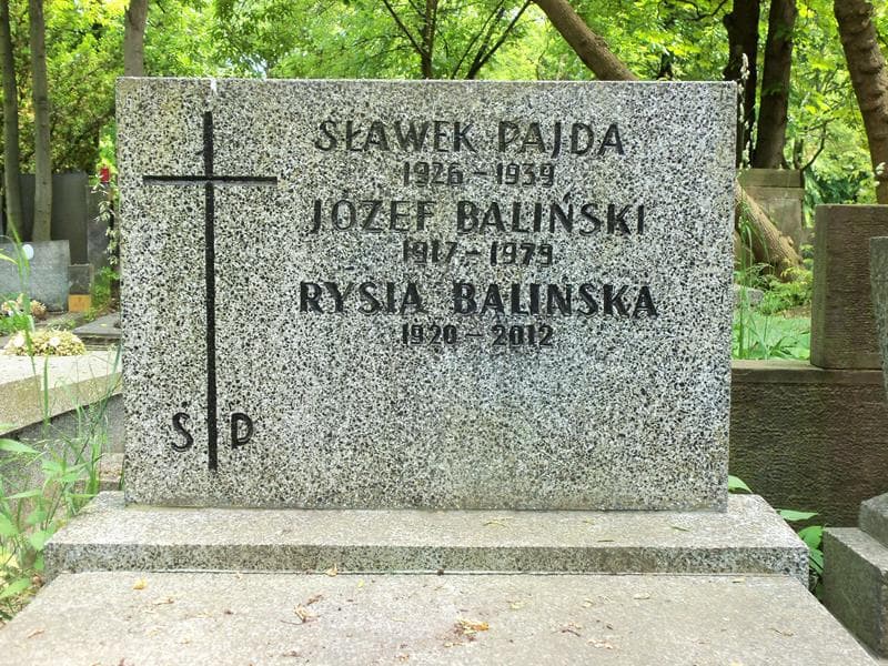 Zdjęcie grobu Józef Baliński (2)