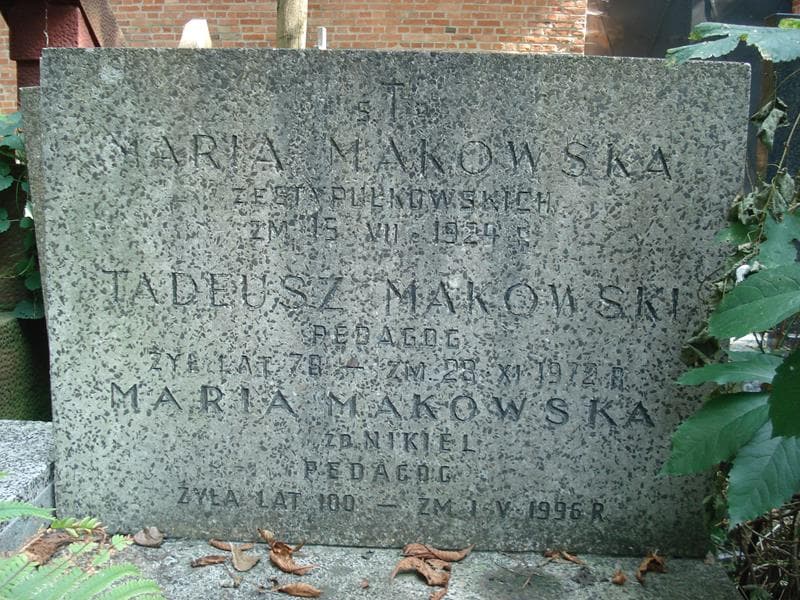 Zdjęcie grobu Maria Makowska (2)