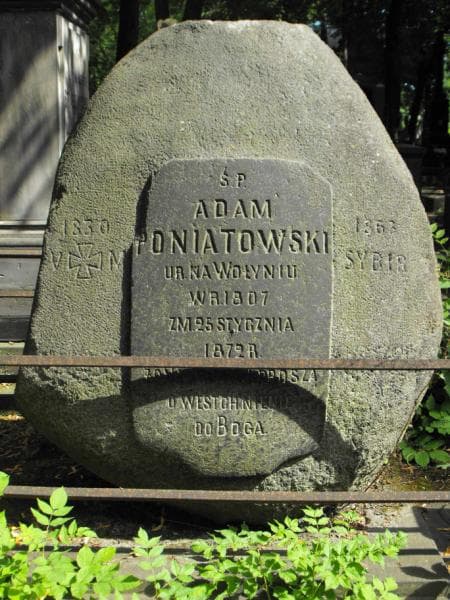 Zdjęcie grobu Adam Poniatowski (2)