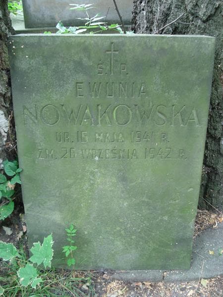Zdjęcie grobu Ewunia Nowakowska (2)