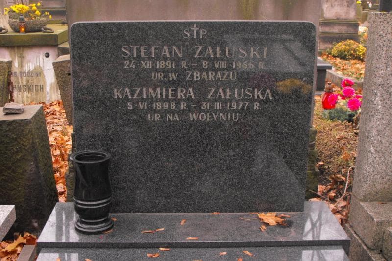 Zdjęcie grobu Kazimiera Załuska (2)