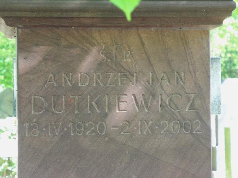 Zdjęcie grobu Andrzej Jan Dutkiewicz (2)