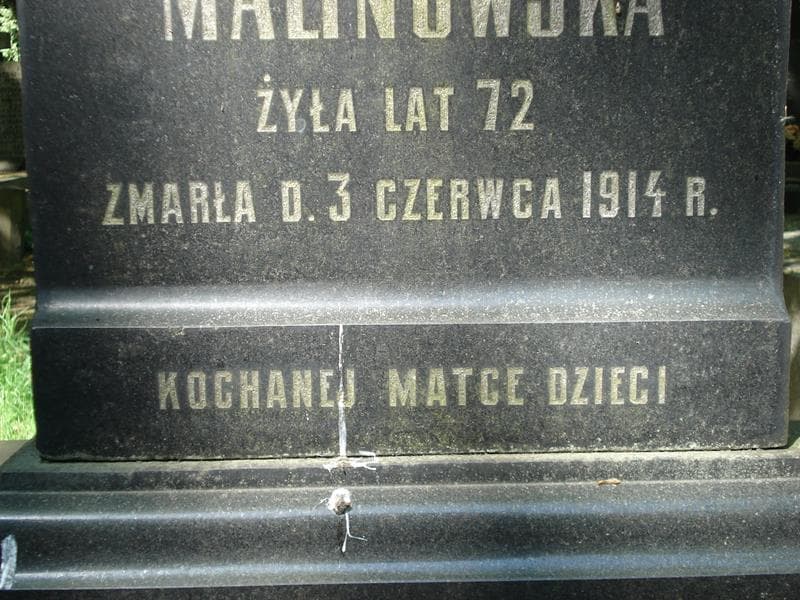 Zdjęcie grobu Aniela Malinowska (2)