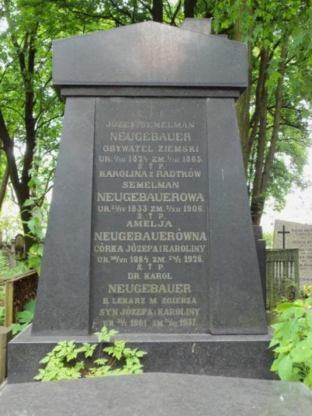 Zdjęcie grobu Amelja Neugebauerówna (2)