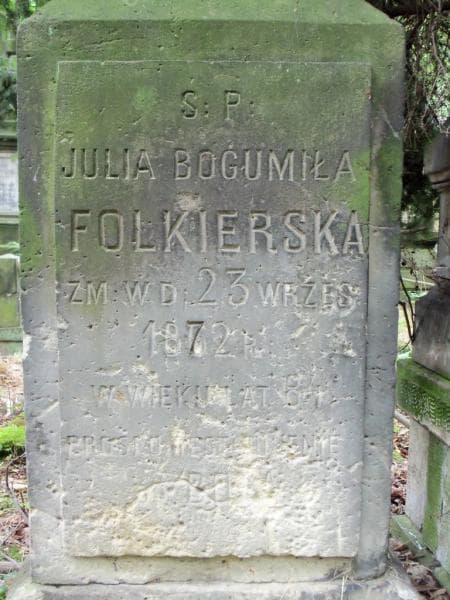 Zdjęcie grobu Julia Bogumiła Folkierska (2)