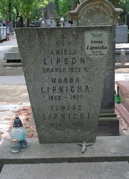 Zdjęcie grobu Aniela Lipson (2)