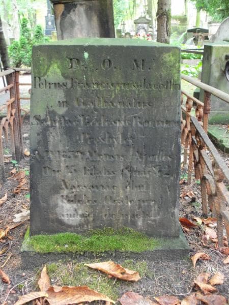 Zdjęcie grobu Petrus Franciscus Jacottin (2)