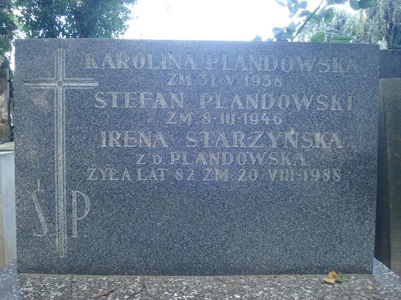 Zdjęcie grobu Irena Plandowska (2)