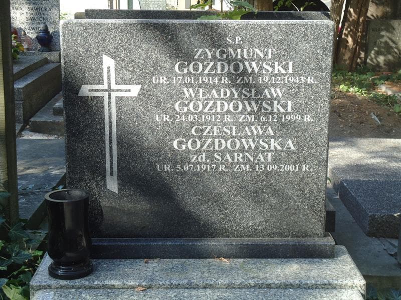 Zdjęcie grobu Zygmunt Gozdowski (2)