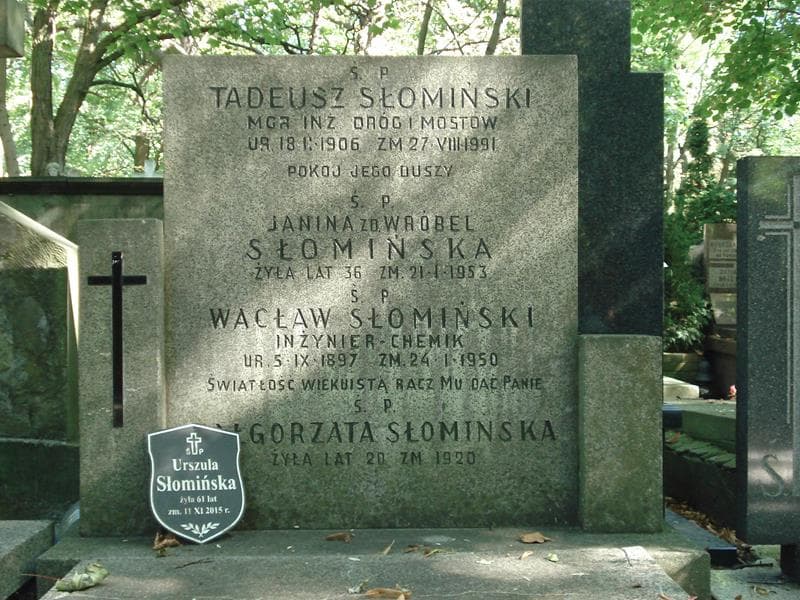Zdjęcie grobu Janina Słomińska (2)