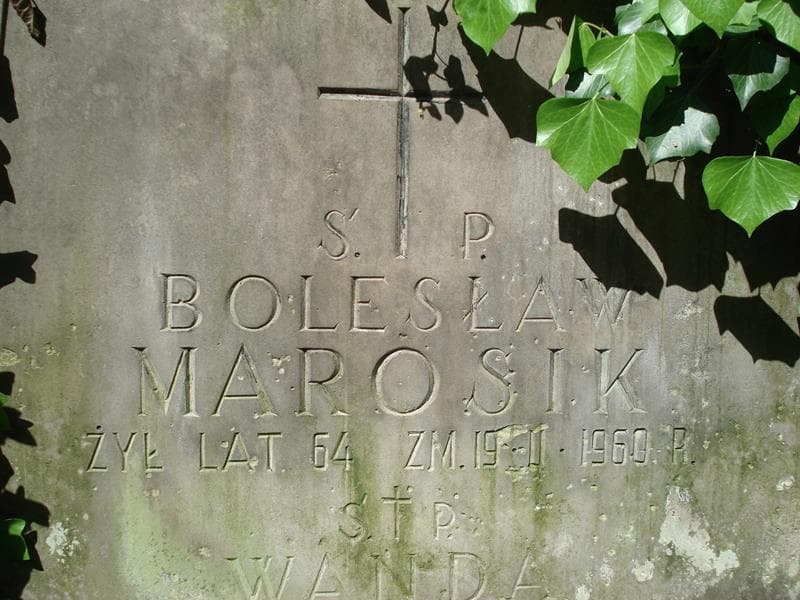 Zdjęcie grobu Bolesław Marosik (1)