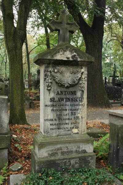 Zdjęcie grobu Antoni Sławiński (2)