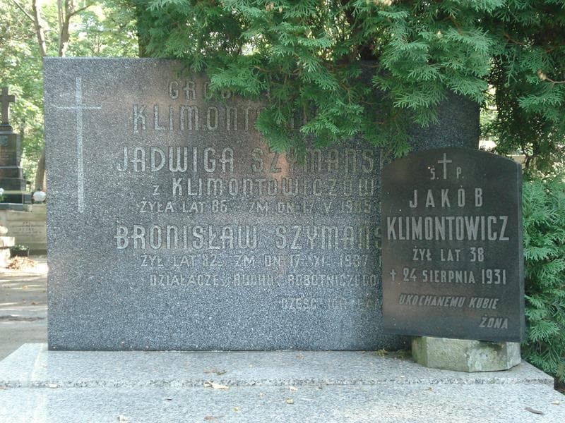 Zdjęcie grobu Jakób Klimontowicz (2)