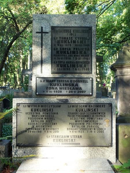Zdjęcie grobu Wiesław Kazimierz Kukliński (2)