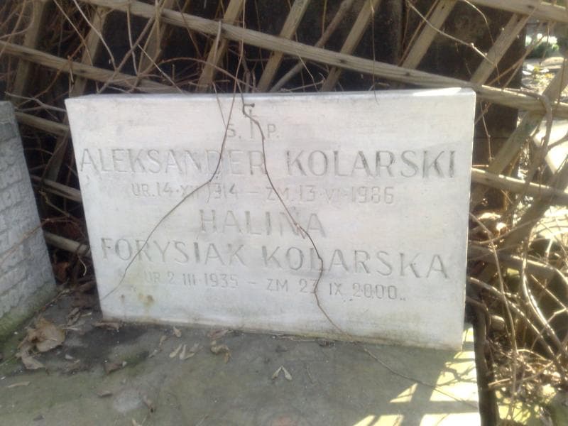 Zdjęcie grobu Halina Forysiak - Kolarska (2)