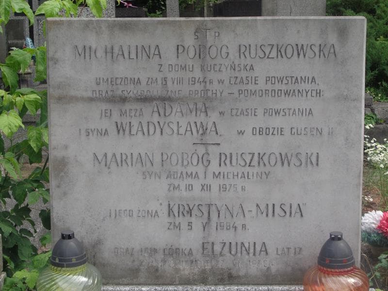Zdjęcie grobu Adam Pobóg Ruszkowski (2)