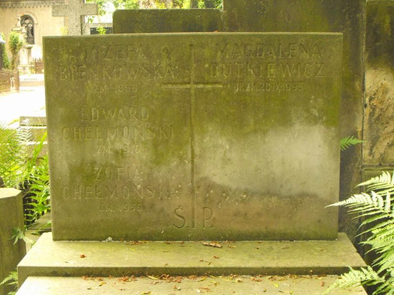 Zdjęcie grobu Edward Chełmoński (1)