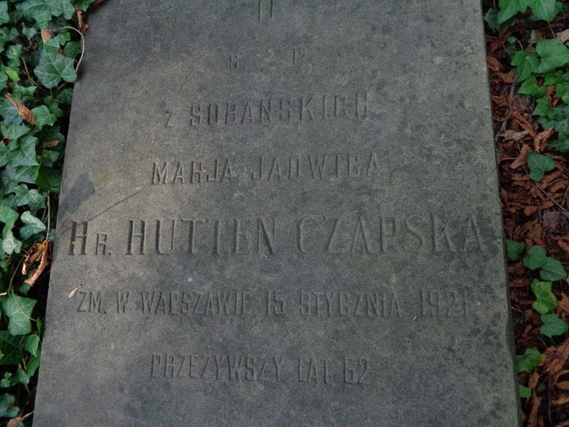 Zdjęcie grobu Marja Jadwiga Hutten Czapska (2)