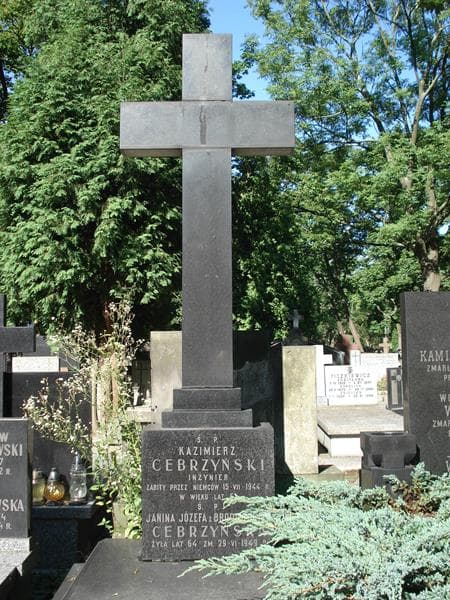 Zdjęcie grobu Kazimierz Cebrzyński (2)