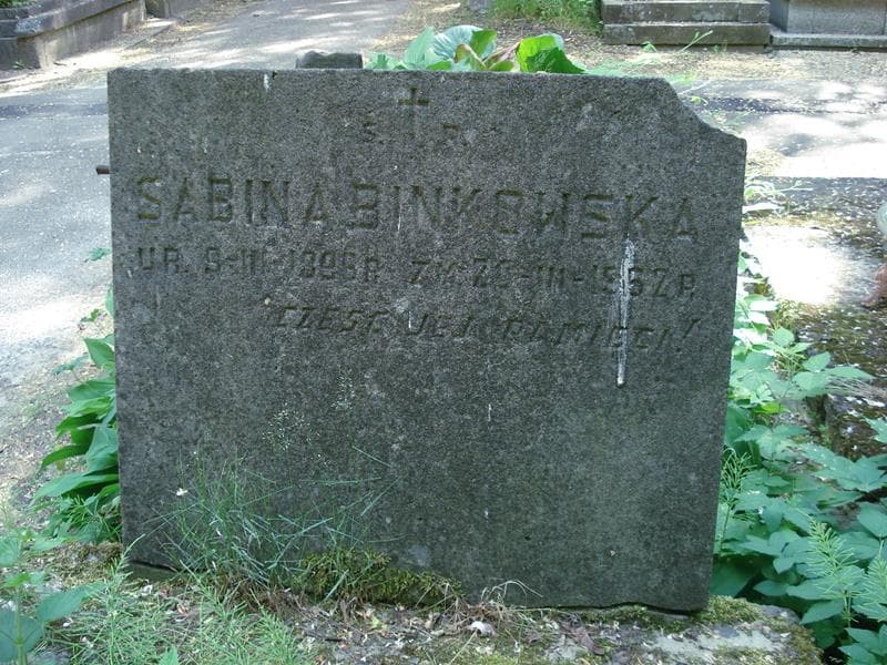 Zdjęcie grobu Sabina Binkowska (1)