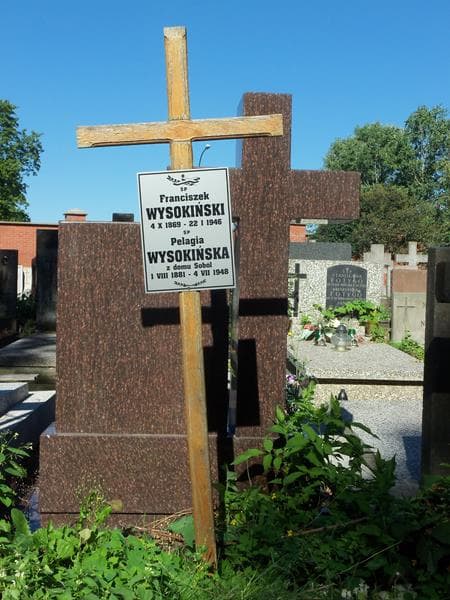 Zdjęcie grobu Pelagia Wysokińska (2)