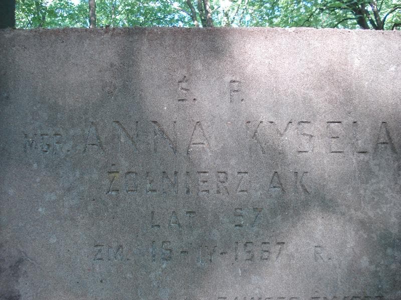 Zdjęcie grobu Anna Kysela (2)