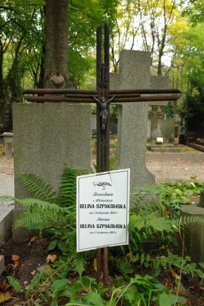 Zdjęcie grobu Irmina Belina-Szpakowska (2)