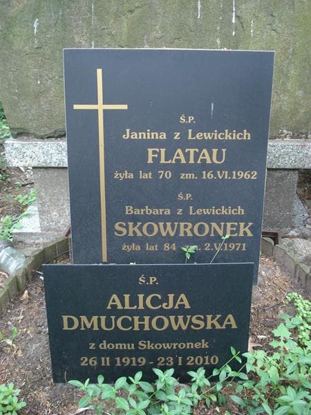 Zdjęcie grobu Janina Flatau (1)