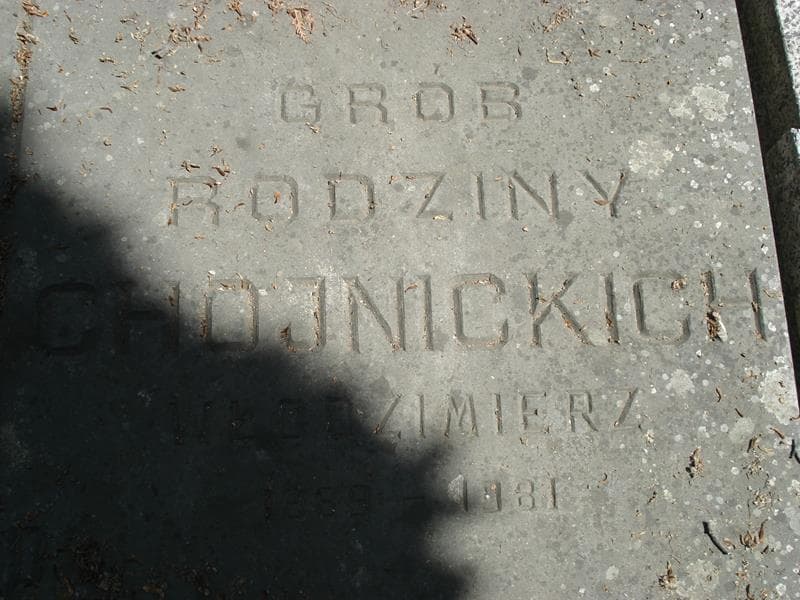 Zdjęcie grobu Włodzimierz Chojnicki (1)