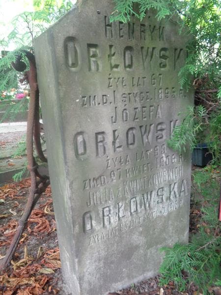 Zdjęcie grobu Józefa Orłowska (2)