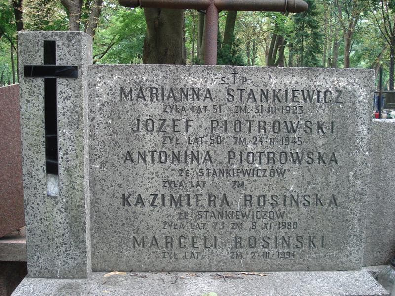 Zdjęcie grobu Józef Piotrowski (2)