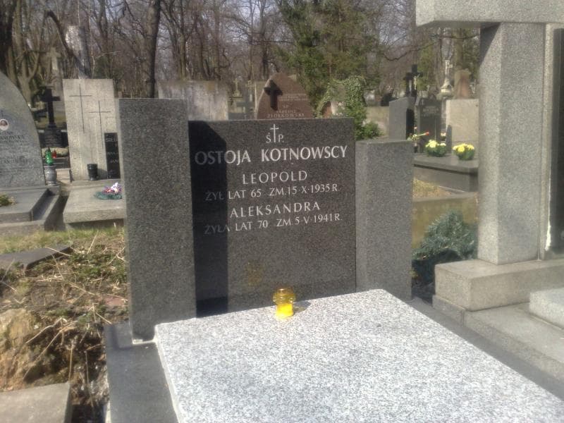 Zdjęcie grobu Aleksandra Ostoja Kotnowska (1)