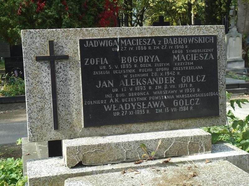 Zdjęcie grobu Zofia Bogorya Maciesza (2)