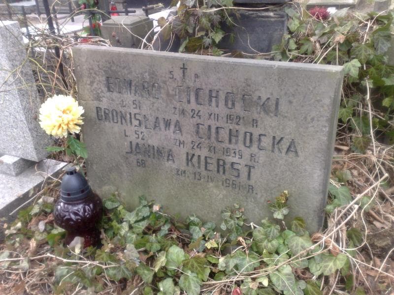 Zdjęcie grobu Bronisława Cichocka (1)