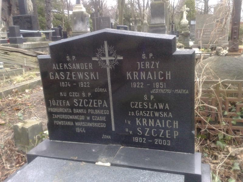 Zdjęcie grobu Czesława Szczep (1)