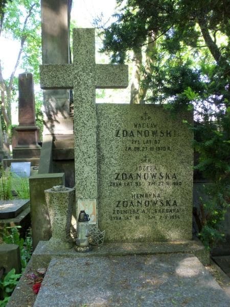 Zdjęcie grobu Józefa Zdanowska (2)